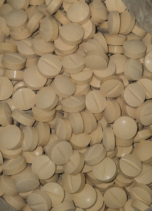 130 mg 7oH / 1.26 mg puesdo  Coffee Flavor tablets total mg 131